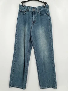 OTB Reg US Trademark Boys Youth Size 14 27x28 Straight Blue Jeans Denim Cotton - Picture 1 of 8