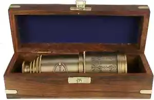 MARITIME BRASS ANTIQUE VINTAGE 20" VICTORIAN MARINE TELESCOPE SPYGLASS GIFT - Picture 1 of 8