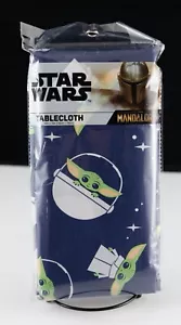 New 2021 Disney Star Wars Mandalorian - Baby Yoda - Grogu Tablecloth 52" x 70" - Picture 1 of 2