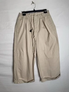 Free People Women’s Size Small Cuffed Chino Tan New. 4408 - Imagen 1 de 14