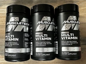 LOT OF 3 Muscletech Alpha Test Thermo Supplements 90ct Each EXP: 07/24/26^ - Picture 1 of 1