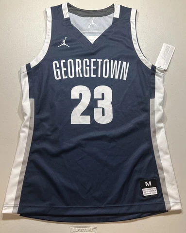 Women’s Nike Georgetown Hoyas Michael Jordan #23 Basketball Jersey | NWT Size M Cover