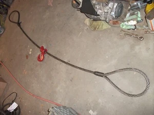 Wire Rope Sling Choker 3/4" x 8' Standard Loop Eyes 5.6/4.1/11 ton USA Made - Picture 1 of 3