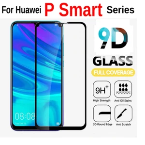 Cubierta protectora de pantalla de vidrio templado 3D completa genuina para Huawei P Smart 2019 - Imagen 1 de 2