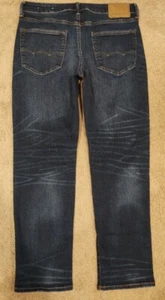 American Eagle Herren Größe 31 x 30 gerades Bein dunkle Waschung - Bild 1 von 4