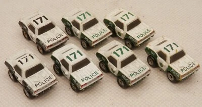 Micro Machines 1971 Plymouth 'Cuda x17 '71 Barracuda Black & Green POLICE CAR - Image 1 of 3