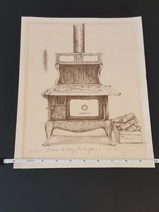 D. Morgan Print "It Was A Goodyear" Original Limited Edition /500 Signed 12x10 - Picture 1 of 6