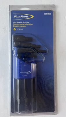 BLUE POINT BLPPKS5 SAE PIVOT HEAD HEX WRENCHES NEW - Image 1 of 3