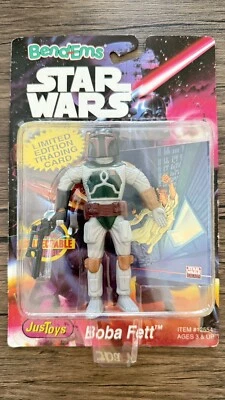 Figura Flexible Boba Fett - JusToys Star Wars El Retorno del Jedi Bend-Ems 1994  Foto 1 de 2