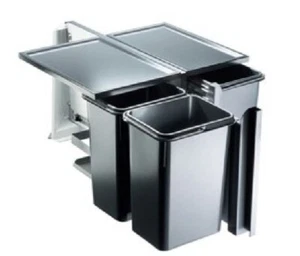 BLANCO Eck Abfallsystem Blancoselect Trigon Einbau Abfalleimer 511717 Grau - Bild 1 von 15
