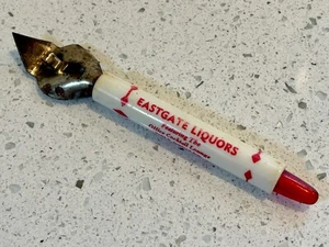 Vintage EASTGATE LIQUORS Bloomington, Illinois - Apribottiglie e lattine pubblicitario - Foto 1 di 6