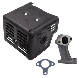 New Muffler with Manifold Compatible with Honda GX340 11HP GX390 13HP Engines - Picture 1 of 6