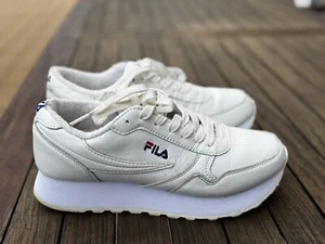 Fila Damen Sneaker aus Leder, Gr. 39, weiß - Bild 1 von 5