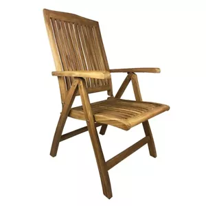 Tempo Style - Sedia Pieghevole con Braccioli in Teak Bali - Bild 1 von 14