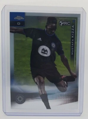 #135 MUSTAFA KIZZA 2021 Topps Chrome MLS Soccer RC CF MONTREAL - Image 1 of 2