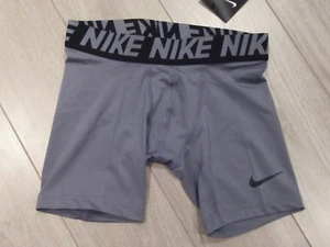 Nike Boys Compression Shorts Gray M - Picture 1 of 2