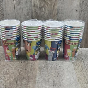 Tazas de fiesta vintage HANDY MANNY calientes/frías 9 OZ artículo de diseño cumpleaños paquete de 4 de 8 - Imagen 1 de 5