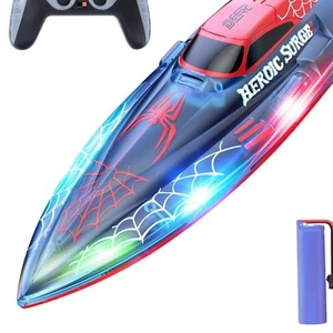 Epic Multiplayer 13-Inch RC Boat with Low Battery Warning System - Fun for All - Picture 1 of 8