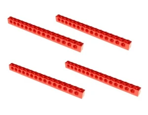 Lego 4x Technic ladrillo rojo 1x16 (3703) ¡NUEVO!¡! - Imagen 1 de 1