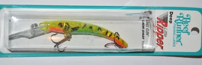 Manivela Reef Runner Deep Little Ripper serie 600 3.5" fundido troll fire perch desnudo Foto 1 de 4