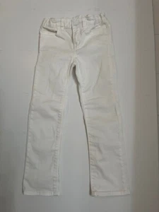 Little Girl's White Jeans Size 5 - Picture 1 of 2