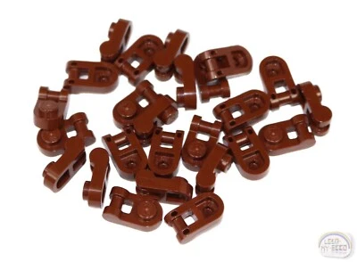 LEGO - 3-Buck Bag - 25 x Round Plate w/ Handle - 1x1 - Red Brown - New - 26047 - Image 1 of 4