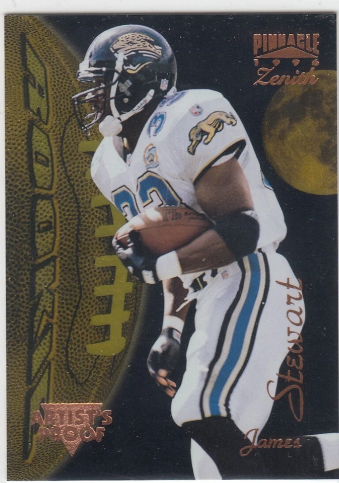 1996 James Stewart Zenith ROOKIE ARTIST'S PROOF Parallel #108 - Jaguars RC - Image 1 of 1