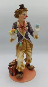 Leonardo Collezione 1997 Statuetta Clowning Circa 10" Circo Giocoleria - Foto 1 di 8