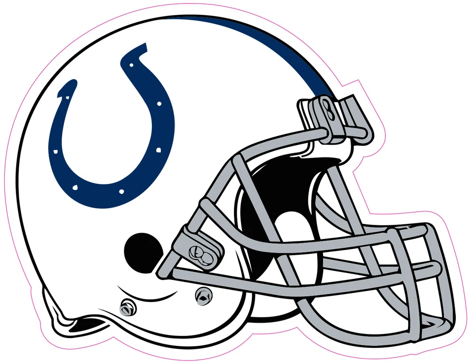 (NOT A PATCH) Indianapolis Colts Football HTV Heat Transfer Vinyl Iron On - Image 1 of 1