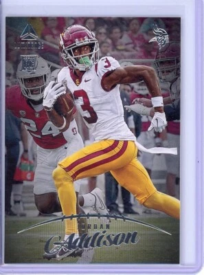 2023 Panini Luminance Jordan Addison Base Rookie Card!! Minnesota Vikings!! - Image 1 of 2