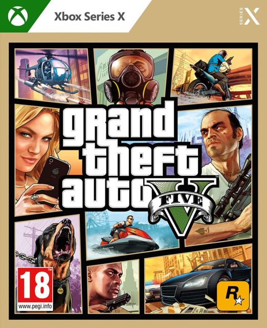 GTA V - Xbox 360 - Sebo dos Games - 10 anos!