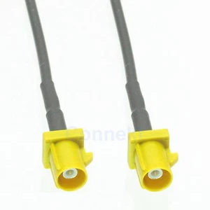 Fakra SMB K 1027 male to plug crimp 15cm RG174 pigtail cable antenna diversity - Picture 1 of 2