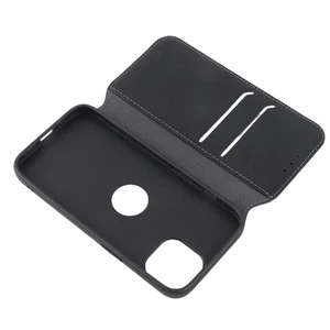 Black For 13 Retro Cell Phone Flip Case Cell Phone Holder Wallet Prot KIT - Picture 1 of 12