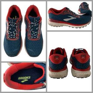 Brooks Adrenaline GTS 20 Laufschuhe Herren Gr. 11.5 D Go USA Rot Weiß Blau YGI - Bild 1 von 15
