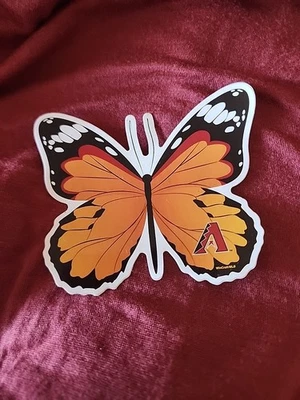 Arizona MLB Sticker Butterfly Decal - Image 1 of 2