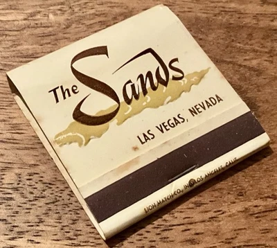 Vintage 1940s-1950s THE SANDS Matchbook ::: Las Vegas Casino - Image 1 of 2