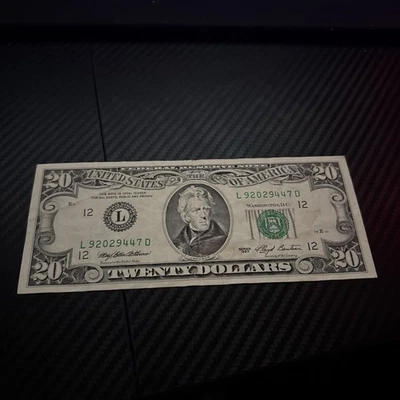 1993 Twenty Dollars United States L Series - Image 1 of 3
