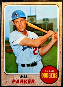 1968 Topps Wes Parker #533 Los Angeles Dodgers 1st Baseman EX - Bild 1 von 2
