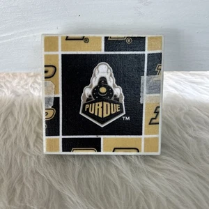 Posavasos de cerámica Purdue Boilermakers - Juego de 4 - Imagen 1 de 6