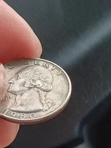 1980 Liberty US Quarter Error  Filled Mint Mark P  IN COD WE TRUST ERROR - Picture 1 of 6