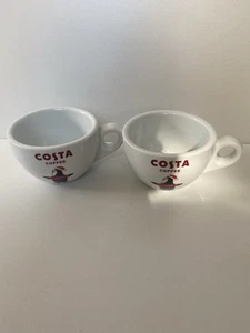 Costa Kaffee Weihnachtstasse X2 2022 Chunky Keramiktasse Pinguin Design - Bild 1 von 5