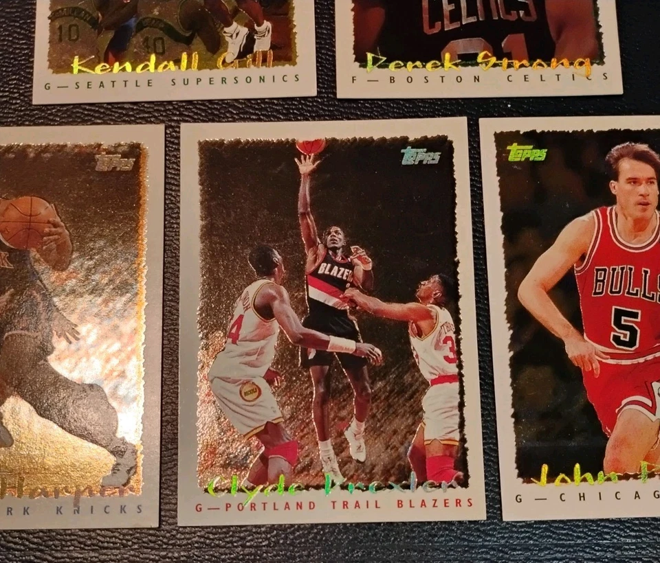1994-95 Topps Spectralite Lote de 5 DREXLER #255 HOF /PAXSON/HARPER QUASE PERFEITO+🔥arco-íris - Imagem 1 de 4