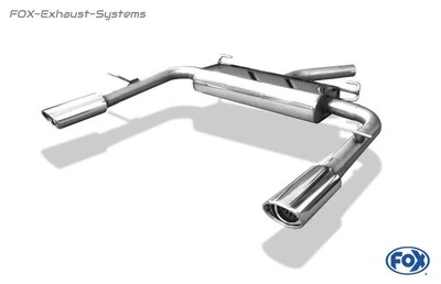 Duplex Escape Deportivo Chrysler Sebring Sedán Tipo Js Bj.07-10 115x85mm Ovalado - Imagen 1 de 2