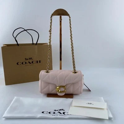 COACH CP149 Tabby Shoulder Bag 20・Quilted Pink Nappa Leather Chain Strap Outlet - Image 1 of 4