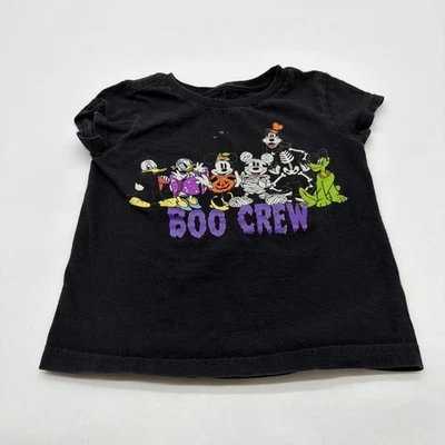 Camiseta Disney Niñas Pequeñas XS Negra Estampado Gráfico Logo .#38883 Foto 1 de 4