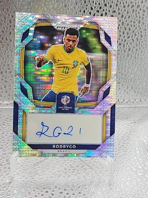 2024 Panini Prizm Conmebol Copa America 2024 Rodrygo S-R Pulse Autograph  - Image 1 of 2