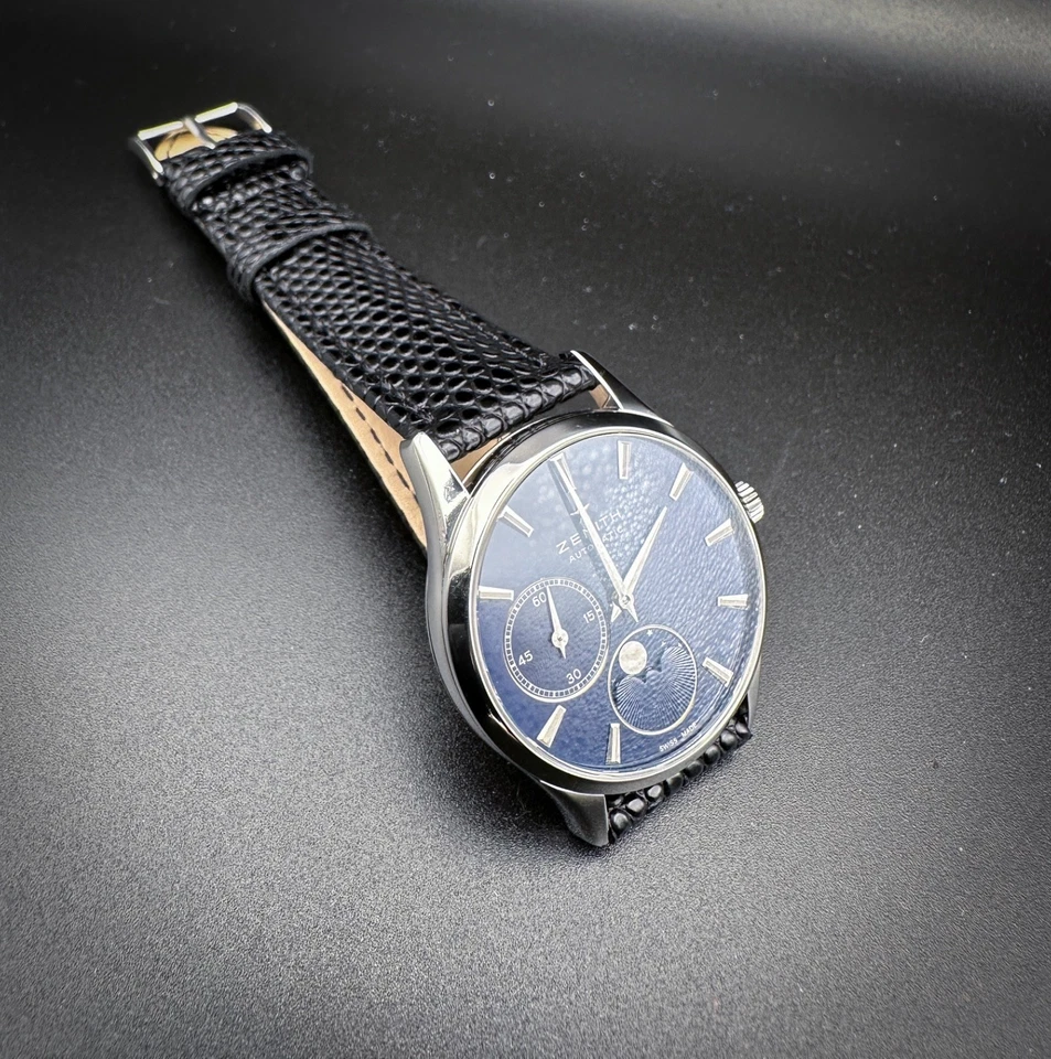 Zenith Ultra-Thin Moonphase Elite 03.23110.692 Steel Blue Dial Automatic - image 1 of 4