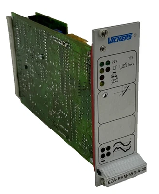 USED VICKERS EEA-PAM-553-A-30 AMPLIFIER CARD KSDG4V-3 0732265 - Image 1 of 3