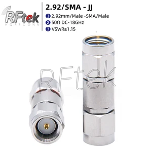 Precision 2.92mm Male to SMA Male 18GHz Microwave Adapter MMwave Test Connector - Picture 1 of 5