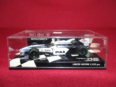 1:43 Ricardo Rosset 1998 Tyrrell Ford 026 Tower Wing F1 GP Minichamps Limited Ed - Image 1 of 4